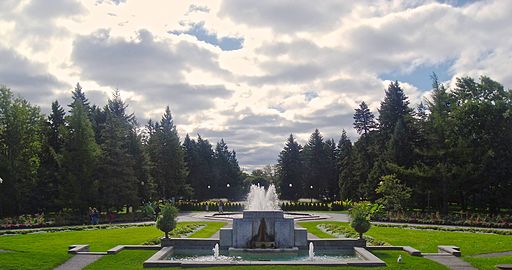 Jardin Botanico de Montreal durante el verano